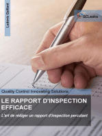 LE RAPPORT D'INSPECTION EFFICACE