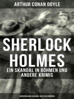 Sherlock Holmes: Ein Skandal in Böhmen und andere Krimis (Zweisprachige Ausgabe: Deutsch-Englisch)