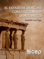 Estado de Derecho Constitucional y Democrático