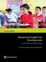 Behavioral Insights for Development