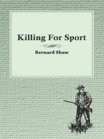 Killing For Sport - Essays by Various Writers