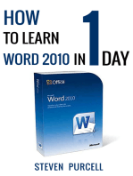 How To Learn Word 2010 In 1 Day | Don't Read Any Word 2010 Until You Read This First