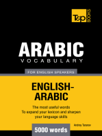 Arabic Vocabulary for English Speakers