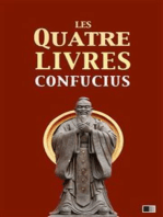 Les quatre livres: La grande étude, l'invariable milieu, les entretiens de Confucius, les oeuvres de Meng Tzeu