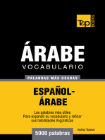 Vocabulario Español-Árabe: 5000 palabras más usadas