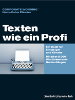 Texten wie ein Profi: Ein Buch für Einsteiger und Könner – Mit über 5.000 Wortideen zum Nachschlagen