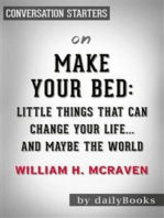Make Your Bed: Little Things That Can Change Your Life...And Maybe the World by William H. McRaven​​​​​​​ | Conversation Starters