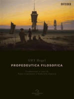 Propedeutica Filosofica: Georg Wilhelm Friedrich Hegel 