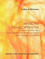 Developmental Assignments: Creating Learning Experiences Without Changing Jobs (French)