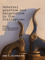 Notarial Practice & Malpractice in the Philippines: Rules, Jurisprudence, & Comments