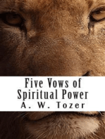 Five Vows for Spiritual Power