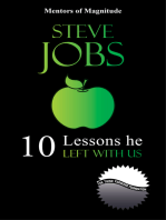 Steve Jobs: 10 Lessons He Left With Us
