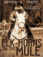ELK-HORNS ON THE MULE