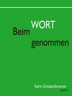 Beim Wort genommen: Lyrik II