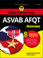 ASVAB AFQT For Dummies: Book + 8 Practice Tests Online