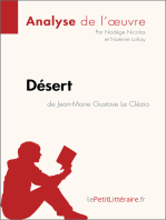 Désert de Jean-Marie Gustave Le Clézio (Analyse de l'oeuvre): Analyse complète et résumé détaillé de l'oeuvre