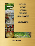 Helpful Dietary Recipes For Most Intolerances Condiments