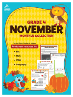 November Monthly Collection, Grade 4