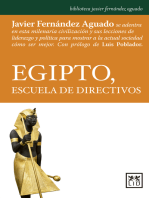 Egipto, escuela de directivos: Javier Fernández Aguado se adentra en esta milenaria civilización y sus lecciones de liderazgo y política para mostrar a la actual sociedad cómo ser mejor