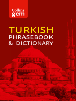 Collins Turkish Phrasebook and Dictionary Gem Edition