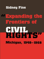 "Expanding the Frontiers of Civil Rights": Michigan, 1948-1968