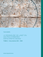 La Seigneurie de Lanet en Hautes-Corbières (Vème-XIXème siècles): TOME 2 : Documents 1215 - 1564