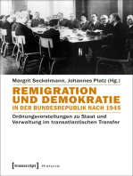 Remigration und Demokratie in der Bundesrepublik nach 1945: Ordnungsvorstellungen zu Staat und Verwaltung im transatlantischen Transfer