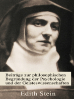 Beiträge zur philosophischen Begründung der Psychologie und der Geisteswissenschaften
