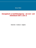 Lösungsbuch zu Ausbildereignung - ein Lern- und Arbeitsbuch (Teil 1 und 2): Materialien - Strukturen - Aufgaben