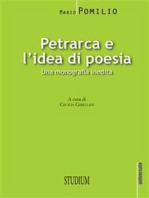 Petrarca e l'idea di poesia: Una monografia inedita