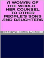 A Woman of the World - Her Counsel to Other People’s Sons and Daughters
