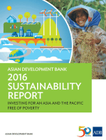 Asian Development Bank 2016 Sustainability Report: Investing for an Asia and the Pacific Free of Poverty