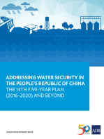 Addressing Water Security in the People’s Republic of China: The 13th Five-Year Plan (2016-2020) and Beyond