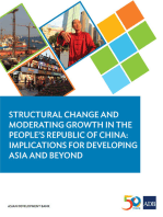 Structural Change and Moderating Growth in the People's Republic of China: Implications for Developing Asia and Beyond