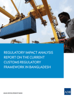 Regulatory Impact Analysis Report on the Current Customs Regulatory Framework in Bangladesh