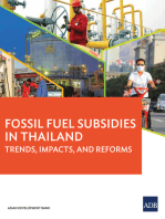 Fossil Fuel Subsidies in Thailand: Trends, Impacts, and Reforms