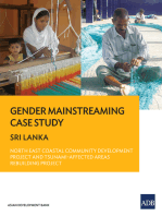 Gender Mainstreaming Case Study: Sri Lanka—North East Coastal Community Development Project and Tsunami-Affected Areas Rebuilding Project