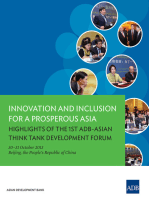 Innovation and Inclusion for a Prosperous Asia: Highlights of the 1st ADB-Asian Think Tank Development Forum