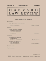 Harvard Law Review: Volume 131, Number 1 - November 2017