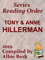 Tony & Anne Hillerman: Best Series Reading Order - Updated 2019 - Compiled by Albie Berk
