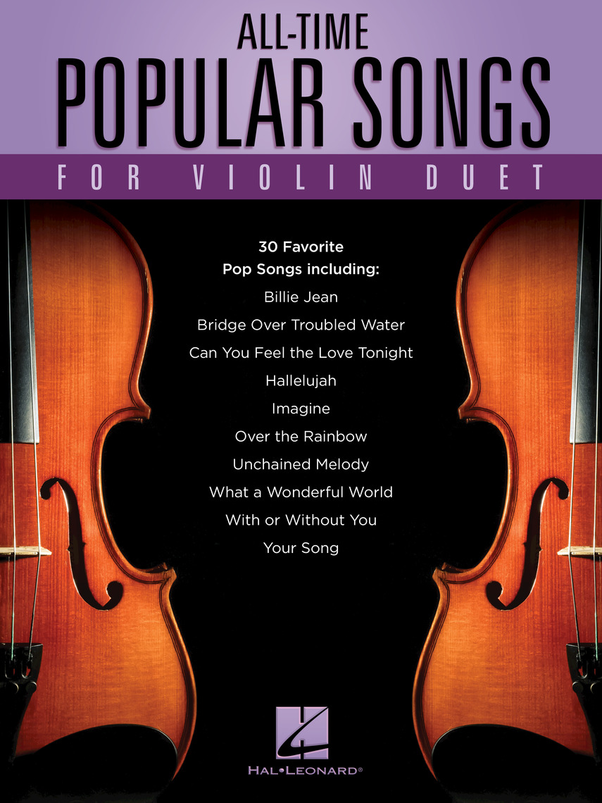 All-Time Popular Songs for Violin Duet by Hal Leonard LLC Sheet Music