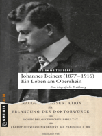 Johannes Beinert (1877-1916) - Ein Leben am Oberrhein: Eine biographische Erzählung