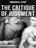 The Critique of Judgment: Critique of the Power of Judgment, Theory of the Aesthetic & Teleological Judgment