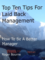 Top Ten Tips for Laid Back Leadership