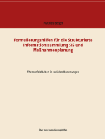 Formulierungshilfen für die Strukturierte Informationssammlung SIS und Maßnahmenplanung: Themenfeld Leben in sozialen Beziehungen