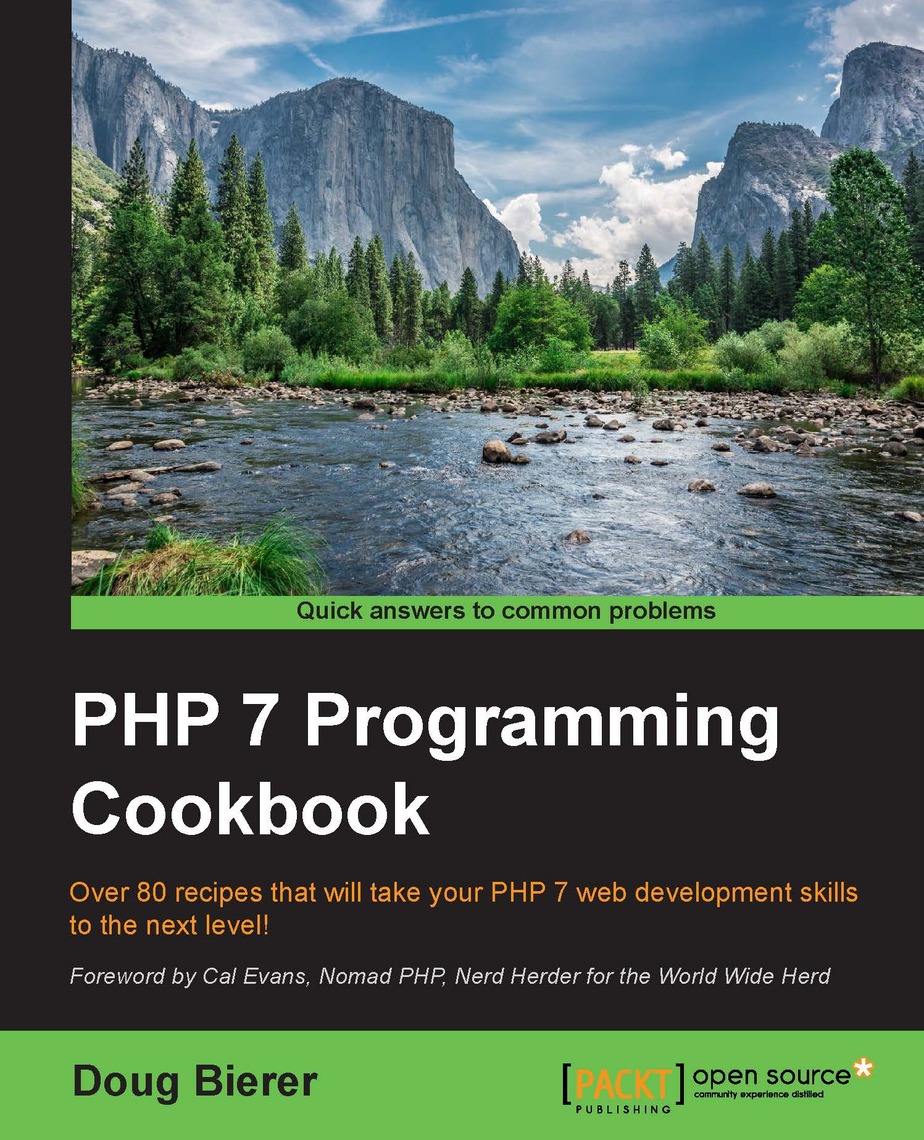 PHP 7 Programming Cookbook by Doug Bierer (Ebook) - Read free for 30 days