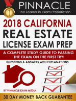 2018 CALIFORNIA Real Estate License Exam Prep