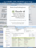 Excel til skabeloner ...: Excel til skabeloner til salgsprocesser, tilbud, ordrer, sagsmapper, mødereferater, med optimering, forenkling og og og ...
