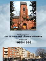 Das Ja zum Leben und zum Menschen, Band 11: Predigten 1985-1986