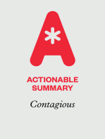 Actionable Summary of Contagious by Jonah Berger